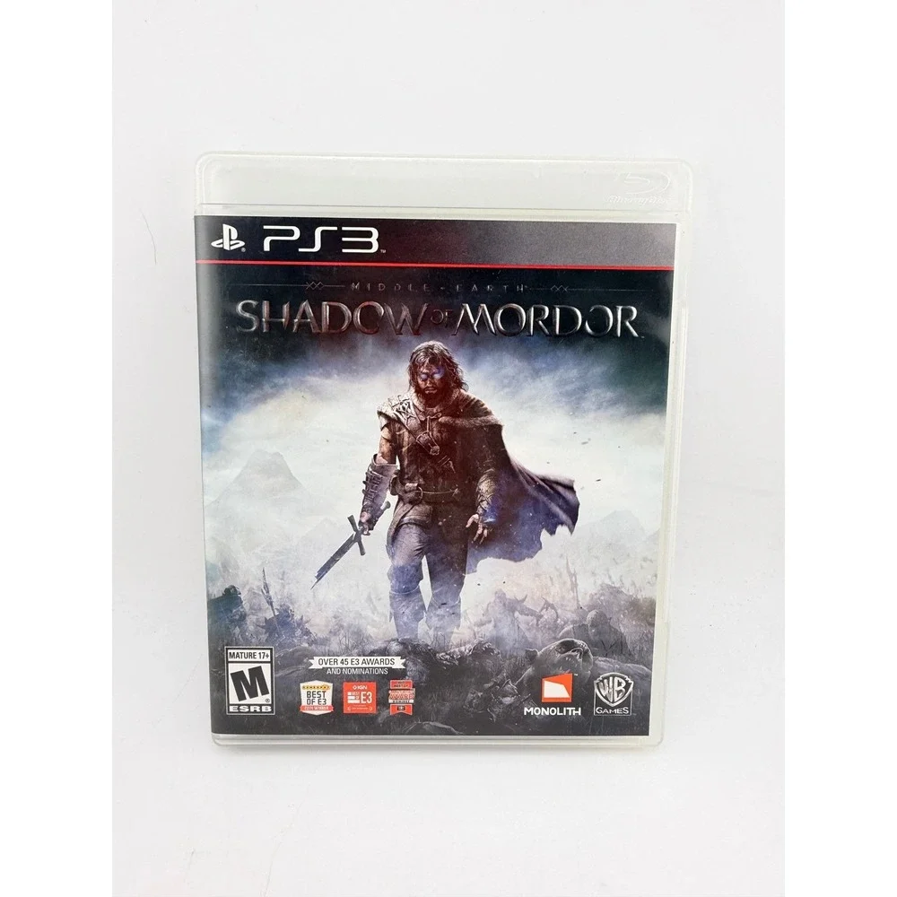 Middle-Earth Shadow of Mordor PS3 Sony PlayStation 3 Game BLUS-31059 CIB